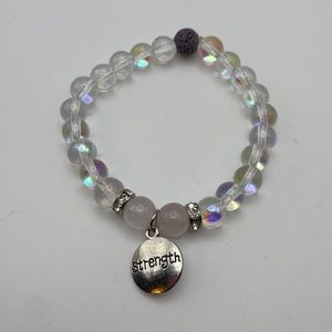 Rose Quartz Children's Aromatherapy Bracelet